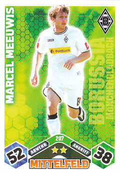 Marcel Meeuwis Borussia Monchengladbach 2010/11 Topps MA Bundesliga #207